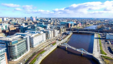 Glasgow (pictured) is cited as a good example of a city beginning closer collaboration with its national government on issues such as energy efficiency 